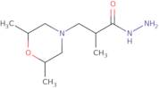 3-(2,6-Dimethylmorpholin-4-yl)-2-methylpropanehydrazide