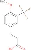 3-[4-Methoxy-3-(trifluoromethyl)phenyl]propionic acid