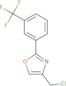 4-(Chloromethyl)-2-[3-(trifluoromethyl)phenyl]-1,3-oxazole