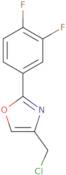 4-(Chloromethyl)-2-(3,4-difluorophenyl)-1,3-oxazole