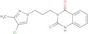 3-(3-(4-Chloro-3-methyl-1H-pyrazol-1-yl)propyl)-2-mercaptoquinazolin-4(3H)-one