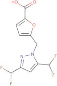 5-{[3,5-Bis(difluoromethyl)-1H-pyrazol-1-yl]methyl}furan-2-carboxylic acid