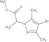 Methyl 2-(4-bromo-3,5-dimethyl-1H-pyrazol-1-yl)propanoate