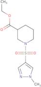 Ethyl 1-[(1-methyl-1H-pyrazol-4-yl)sulfonyl]piperidine-3-carboxylate