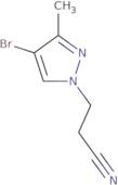 3-(4-Bromo-3-methyl-1H-pyrazol-1-yl)propanenitrile