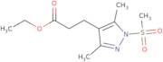 Ethyl 3-[3,5-dimethyl-1-(methylsulfonyl)-1H-pyrazol-4-yl]propanoate