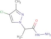 2-(4-Chloro-3-methyl-1H-pyrazol-1-yl)propanohydrazide