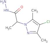 2-(4-Chloro-3,5-dimethyl-1H-pyrazol-1-yl)propanohydrazide
