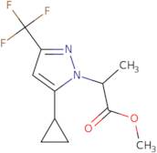 Methyl 2-[5-cyclopropyl-3-(trifluoromethyl)-1H-pyrazol-1-yl]propanoate