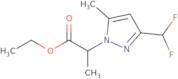 Ethyl 2-[3-(difluoromethyl)-5-methyl-1H-pyrazol-1-yl]propanoate