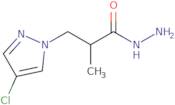 3-(4-Chloro-1H-pyrazol-1-yl)-2-methylpropanohydrazide