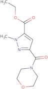 Ethyl 1-methyl-3-(morpholin-4-ylcarbonyl)-1H-pyrazole-5-carboxylate