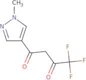 4,4,4-Trifluoro-1-(1-methyl-1H-pyrazol-4-yl)butane-1,3-dione