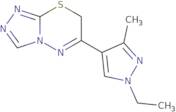 6-(1-Ethyl-3-methyl-1H-pyrazol-4-yl)-7H-[1,2,4]triazolo[3,4-b][1,3,4]thiadiazine