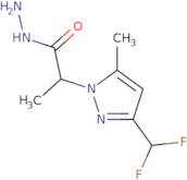 2-[3-(Difluoromethyl)-5-methyl-1H-pyrazol-1-yl]propanehydrazide