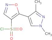 5-(1,3-Dimethyl-1H-pyrazol-4-yl)isoxazole-4-sulfonyl chloride