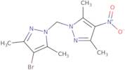 4-Bromo-1-((3,5-dimethyl-4-nitro-1H-pyrazol-1-yl)methyl)-3,5-dimethyl-1H-pyrazole