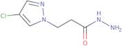 3-(4-Chloro-1H-pyrazol-1-yl)propanohydrazide