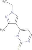 4-(1-Ethyl-3-methyl-1H-pyrazol-4-yl)pyrimidine-2-thiol