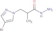 3-(4-Bromo-1H-pyrazol-1-yl)-2-methylpropanohydrazide