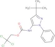 2,2,2-Trichloroethyl 3-tert-butyl-1-phenyl-1H-pyrazol-5-ylcarbamate