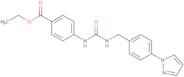 Ethyl 4-[(4-pyrazol-1-ylphenyl)methylcarbamoylamino]benzoate