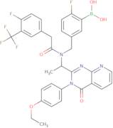 B-[5-[[[1-[3-(4-Ethoxyphenyl)-3,4-dihydro-4-oxopyrido[2,3-d]pyrimidin-2-yl]ethyl][2-[4-fluoro-3-(t…