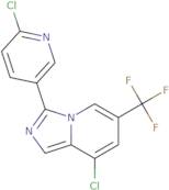 2-Chloro-5-[8-chloro-6-(trifluoromethyl)imidazo[1,5-a]pyridin-3-yl]pyridine