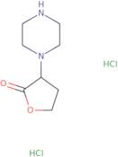 3-(Piperazin-1-yl)oxolan-2-one dihydrochloride