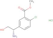 Methyl 5-[(1S)-1-amino-2-hydroxyethyl]-2-chlorobenzoate HCl