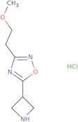 5-(Azetidin-3-yl)-3-(2-methoxyethyl)-1,2,4-oxadiazole hydrochloride