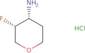 cis-3-fluoro-tetrahydro-2h-pyran-4-amine hcl