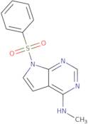 7-(benzenesulfonyl)-n-methyl-7h-pyrrolo[2,3-d]pyrimidin-4-amine