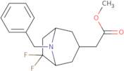 Methyl 2-exo-(8-benzyl-6,6-difluoro-8-azabicyclo[3.2.1]octan-3-yl)acetate