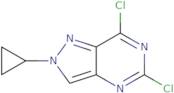 5,7-dichloro-2-cyclopropyl-2h-pyrazolo[4,3-d]pyrimidine