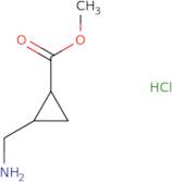methyl 2-(aminomethyl)cyclopropane-1-carboxylate hydrochloride