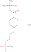 tert-Butyl 4-[3-(methanesulfonyloxy)propyl]piperazine-1-carboxylate HCl