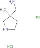 (3-methylpyrrolidin-3-yl)methanamine dihydrochloride