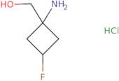 (1-Amino-3-fluorocyclobutyl)methanol hydrochloride