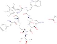 ([ring-D5]Phe3)-Octreotide acetate salt