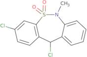 rac 3,11-dichloro-6,11-dihydro-6-methyl-dibenzo[c,f][1,2]thiazepine 5,5-dioxide