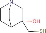 rac 3-hydroxy-3-mercaptomethylquinuclidine