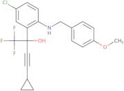 rac 5-chloro-a-(cyclopropylethynyl)-2-[[(4-methoxyphenyl)methyl]amino]-a-(trifluoromethyl)benzenemethanol