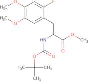 rac N-tert-butoxycarbonyl-2-fluoro-5-methoxy-4-O-methyl-tyrosine methyl ester