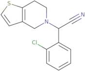 (+/-)-rac-2-(2-chlorophenyl)-(6,7-dihydro-4H-thieno[3,2-c]pyridin-5-yl)acetonitrile