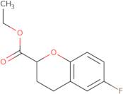 rac-6-fluoro-3,4-dihydro-2H-1-benzopyran-2-carboxylic acid ethyl ester