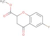 rac-6-fluoro-3,4-dihydro-4-oxo-2H-1-benzopyran-2-carboxylic acid methyl ester