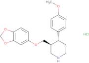 rac-trans-4-defluoro-4-methoxy paroxetine hydrochloride