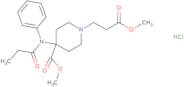 4-(Methoxycarbonyl)-4-[(1-oxopropyl)phenylamino]-1-piperidinepropanoic acid methyl ester hydrochloride