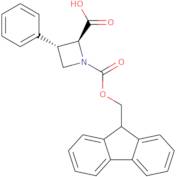 Racemic Fmoc-trans-3-phenylazetidine-2-carboxylic acid